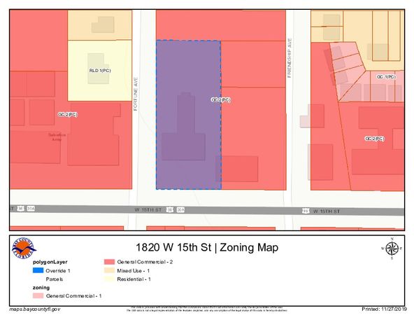 Free Standing Retail Warehouse- Highway 98: 1820 W 15th St, Panama City, FL 32401